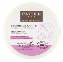 Cattier Karitejevo maslo Parfum Fleur des &Icirc;les Bio 100 g