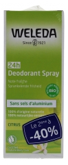 Weleda Zitrus Deodorant Pack von 2 x 100 ml