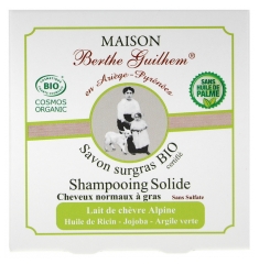 Maison Berthe Guilhem Organic Solid Shampoo Normal to Oily Hair 100 g