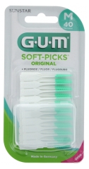 GUM Soft-Picks Original Medium 40 Unités