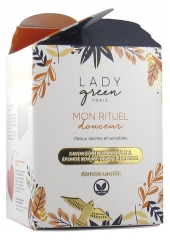 Lady Green Luomu Ravitseva Hoitosaippua 100 g + Vaaleanpunainen Konjac-sieni