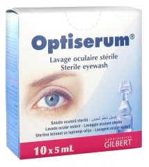 Optiserum Lavage Oculaire Stérile 10 Unidoses x 5 ml