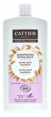 Cattier Organic Oatmeal Milk Extra-Mild Daily Shampoo 1 L