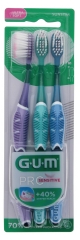 GUM Toothbrushes Pro Sensitive 510 Trio Pack
