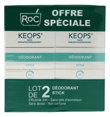 RoC Keops Desodorante Stick Lote de 2 x 40 ml