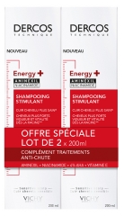 Vichy Dercos Energy+ Stimulating Shampoo 2 x 200ml