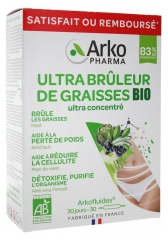 Arkofluides Ultra Brûleur de Graisses Bio 30 Ampoules