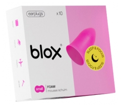 Chr&aacute;niče sluchu Blox Sleep & Focus z pěny, velikost Small, 10 kusů