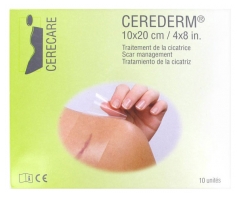 Cerecare Cerederm Rektangel &Auml;rrbeskrivning 10 x 20 cm 10 Enheter