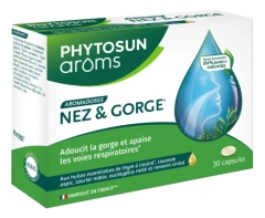 Phytosun Arôms Aromadoses Nose and Throat 30 Gel-Caps