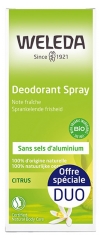 Weleda Desodorante Spray de Citrus Lote de 2 x 100 ml