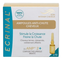 Ecrinal Intenzivna nega za lase ANP 2+ Ampule proti izpadanju las 10 x 5 ml