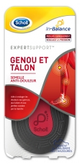 Scholl ExpertSupport Semelles Anti-Douleur Genou et Talon 1 Paire