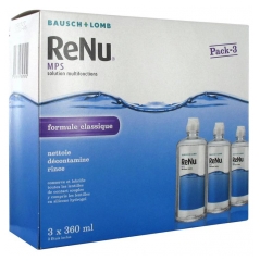 Bausch + Lomb ReNu MPS Solution Multifonctions Lot de 3 x 360 ml