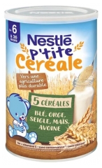 Nestlé P'tite Céréale Dès 6 Mois 5 Céréales Nature 415 g