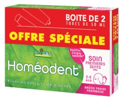 Boiron Homéodent Soin Premières Dents 2-6 ans Lot de 2 x 50 ml
