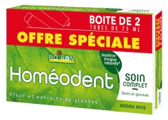 Boiron Hom&eacute;odent Tratamiento Completo Dientes y Enc&iacute;as Lote de 2 x 75 ml