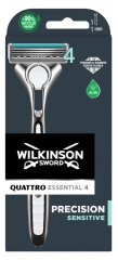 Wilkinson Quattro Essential 4 Rasoir Précision Sensitive