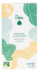 My Lubie Natural Latex Condoms Large 12 Condoms
