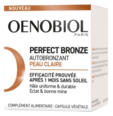 Oenobiol Perfect Bronze Autobronzant Peau Claire 30 Capsules