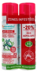 Puressentiel Anti-Pique Spray répulsif + Apaisant 7H Zones Infestées Lot de 2 x 75 ml