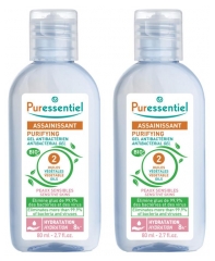 Puressentiel Purifying Antibacterial Gel with 2 Vegetable Oils 2 x 80ml
