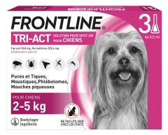 TRI-ACT Chiens 2-5 kg 3 Pipettes