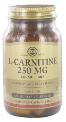 Solgar L-Carnitin 250 mg 90 Pflanzliche Kapseln