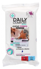 BioGenya Daily Comfort Senior Wipes Body Hygiene 24 Wipes