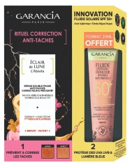 Garancia Éclair de Lune l'Absolu Sérum Double Phase Anti-Taches Correcteur et Préventif 30 ml + Fluide Incroyable Douceur SPF50+ 20 ml Offert