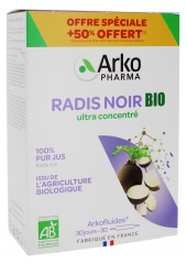 Arkopharma Arkofluides Melnais Redīss Bio 20 Ampulas + 10 Ampulas Bezmaksas
