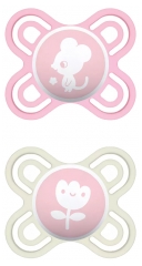 2 Sucettes Perfect Naissance Silicone 0-2 Mois