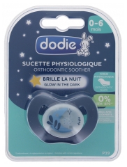Dodie Sucette Physiologique Nuit Silicone 0-6 Mois N°P39 - Modèle