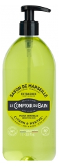 Le Theke du Bad Traditionelle Seife aus Marseille Zitrone-Minze 1 L