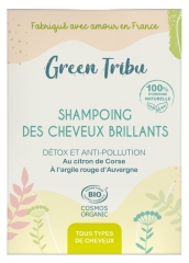 Green Tribu Shampoing des Cheveux Brillants Bio 85 g