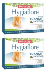 Superdiet Hygiaflore Rhubarbe Transit Lot de 2 x 150 Comprimés