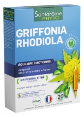 Santarome Griffonia Rhodiola 20 Ampułek