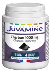 Juvamine Charcoal 1000 mg 120 Kapsułek