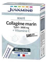 Juvamine Collagène Marin Type I 3000 mg + Vitamine C 20 Sticks