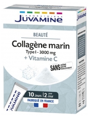Juvamine Jūros Kolagenas I Tipo 3000 mg + Vitaminas C 20 Lazdelių