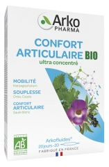 Arkopharma Arkofluides Organic Comfort Joints 20 Phials