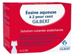 Gilbert Aqueous Eosin 2% 10 Unidoses of 2ml