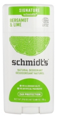 Schmidt's Signature Natural Stick Deodorant Bergamot and Lime 75g