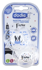 Dodie 2 Sucettes Anatomiques Silicone 18 Mois et + N°A88