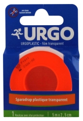 Urgo Urgoplastic Film Transparent Sparadrap 5 m x 2,5 cm