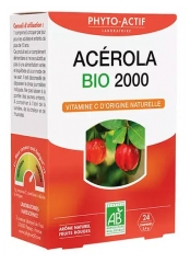 Phyto-Actif Acérola Bio 2000 24 Comprimés