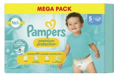 Pampers Premium Protection 82 Couches Taille 5 (11-16 kg)