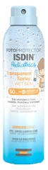 Isdin Fotoprotector Pediatrie Spray Transparant Natte Huid SPF50 250 ml