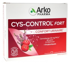 Arkopharma Cys-Control Fort 10 Sachets + 5 Sticks à Diluer