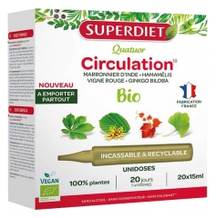 Superdiet Quatuor Circula&ccedil;&atilde;o Bio 20 Unidoses